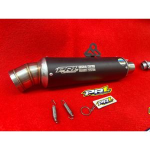 KNALPOT RACING JENONG BLACK COATING ORIGINAL PR1 EXHAUST UNTUK VIXIONTIGERMEGAPROCB150R DLL