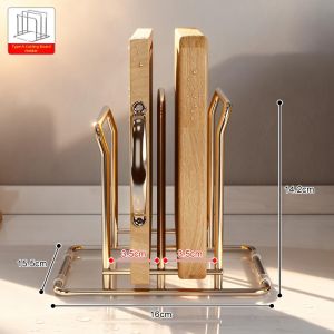 BANGJIE | 304 Stainless Steel Large Cutting Board Pot Lid Organizer