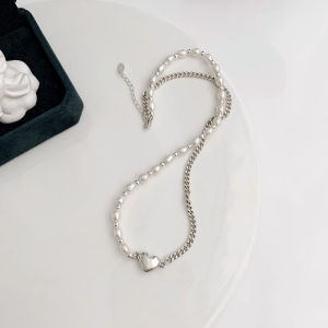 925 Sterling Silver Cat Pearl Necklace For Women Animal Retro Court Design Jewelry Birthday Gifts