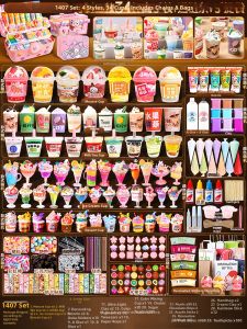 Mini Bubble Tea and Ice Cream Playset Creative DIY Kit
