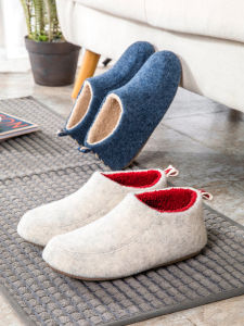 Dép Cotton Dày Mùa Đông Chống Trượt Cho Nam Nữ Dùng Trong Nhà Chống Trượt Đế Cao Su Thoải Mái Thoáng Khí Dép Bệt