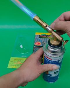 Khò gas mini Nhật Đồng Thau có vòng chỉnh oxy nhiệt độ đến 1350°C - Đèn khò bình gas mini chuyên nấu nướngthợ cơ khí