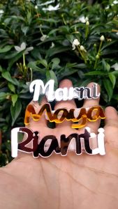 Bros Custom Nama Akrilik Bros Nama Custom Nama Kamu Bros Akrilik Nama