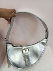 Bianca shoulderbag tas bahu silver free dustbag & free box