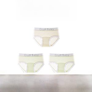 MiiOW | กางเกงชั้นในผ้าไหมไหมน้ำแข็งบางเฉียบสำหรับผู้หญิง MiiOW ฤดูร้อนปี 2025 กางเกงชั้นในทรงสามเหลี่ยมระบายอากาศได้ดี ไร้รอยตะเข็บ ป้องกันแบคทีเรีย