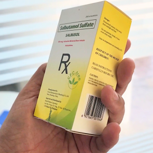 Salbusol Salbutamol Sulfate 100mcg Metered Dose Inhaler 200 Doses OTC Asthma Relief Spray