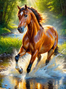 500/1000/1200/2000PCS Jigsaw Puzzle Majestic Beautiful Horse Animal Portrait For Adults Family Fun Relaxing Brain Teaser Gift