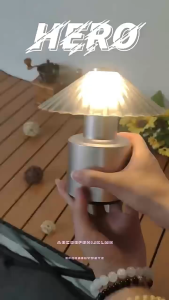 D054 Đèn Bàn Decor Tối Giản - Đèn Ngủ Tích Điện Thiết Kế Hiện Đại Ánh Sáng Dịu Nhẹ.Đèn Ngủ Để Bàn Cao Cấp - Đèn Trang Trí Decor Không Gian Sang Trọng Sạc Pin Tiện Lợi