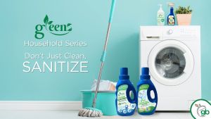 GREENS Anti Bacterial Laundry Sanitizer & Softener 2 in 1 1L | Kills 99.9% Bacteria & Germs