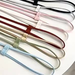 Túi Xách Nữ DIY Handmade Dây Rút Dây Đeo Ba Lô Dây Da PU Phụ Kiện Thủ Công Phong Cách Mới