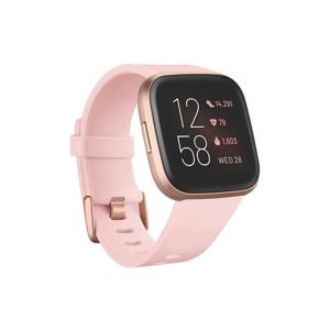Đồng Hồ Thông Minh Fitbit Versa 2 Màu Đen/carbon Theo Dõi Nhịp Tim Nhạc Tích Hợp Alexa Theo Dõi Giấc Ngủ & Bơi Lội Sức Khỏe Thể Dục Tương Thích Với Android Và iOS