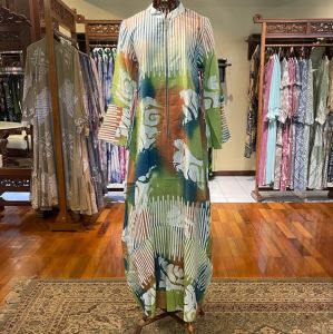 Audy Dress Viscos Busui by Dian Pelangi LIMITED EDITION Busana Muslim Baju Maxi Gamis Abaya Kaftan Gaun Outfit Pesta Pernikahan Kondangan Casual Formal Wanita Hijaber Korea Cantik Anggun Modis Modern Elegan Mewah Model Korea Terbaru Motif Batik Kekinian