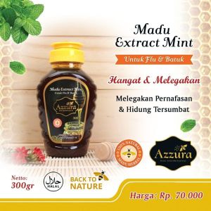 Madu Azzura Extract Mint Untuk Flu dan Batuk