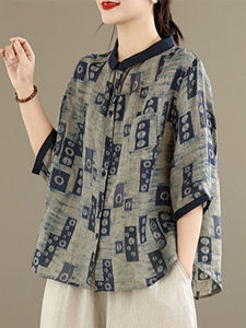 DAIXIANGFEIZI | Áo Blouse Elegance Mùa Hè Dành Cho Nữ Tay Ngắn và Tay Trung Bình