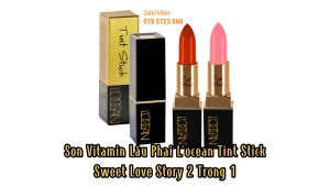 Son Vitamin Lâu Phai Locean Tint Stick Sweet Love Story 2 Trong 1
