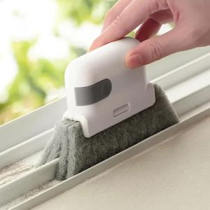 Window Cleaning BrushMultifucation Groove Cleaning Brush for Household Use 3 in 1 Window Sliding Door Track Cleaner Sill Tile Lines Shutter Car Vents Keyboard Small Spaces Clean Kit