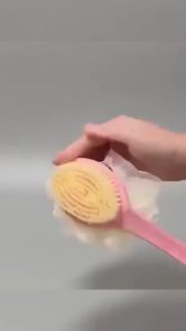 Cọ kì lưng 2 đầu bông bàn chải và bông vải lưới HICO