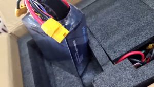 แบตเตอรี่่โดรนเกษตร 6s x2 16000 mAh รุ่นแพ็คคู่ 44.4 v 25 c Herewin มีปลั๊ก AS120U และปลั๊ก XT90s