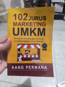 Buku 102 JURUS MARKETING UMKM  By.Aang Permana