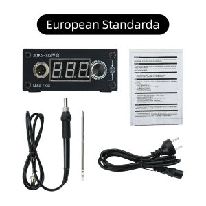 T12 75W Soldering Iron StationTip Welding Rework Station 180-480℃ Digital Temperature Control Auto-Sleep Auto-off Soldering Tool