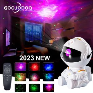 GOOJODOQ Projector Lamp galaxy astronaut figure stars night sky for home decoration bedroom gift