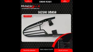Rackm Monorack Motor bracket for suzuki smash | Monorack for smash | Monorack topbox bracket