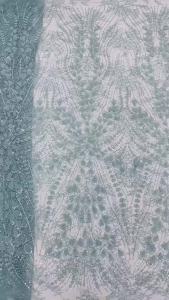 African Beaded Lace Fabric Sequins Chantilly Lace French Tulle Nigerian Bridal 2026 Embroidery for Womens Wedding Sewing
