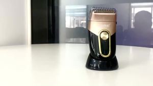 Kemei | Kemei Washable Beard Electric Shaver For Men Rechargeable Stubble Electric Razor Head Shaving Machine Balds 3-Blades System