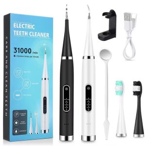Niye Electric Teeth Cleaner Dental Calculus Scaler Plaque Coffee Stain Tartar Removal High Frequency Sonic Toothbrush Teeth Cleaner