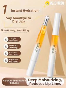 Moisturizing and Exfoliating Lip Balm for Drying and Peeling Lips Fading Lip Lines