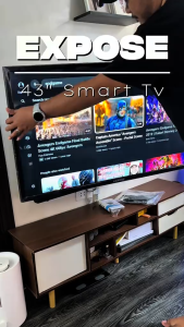 TVCON Smart TV 43 Inch Android 14.0 Digital 4K TV LED Bluetooth Television Flat Screen Smart TV on sale Google TV