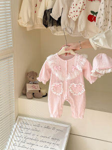 สไตล์เจ้าหญิงอายุ 1 เดือน เด็กทารก เด็กผู้หญิง ชุดวันเกิดแขนยาว ผ้าฝ้าย เดรส สําหรับ ฤดูใบไม้ผลิ ฤดูใบไม้ร่วง ทารกมาใหม่ ชุดราตรี