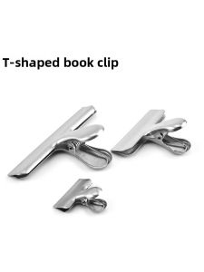 Stainless Steel Food Sealer Clip Stationery Clamp Snack Closure Tool Document Clip Kitchen Utensils Food Grade Clip
