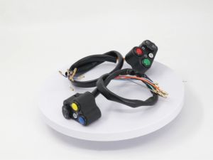 UNIVERSAL Motorcycle Handlebar Alloy Switch Engine Electric Start Horn Light Push Button(left&right)