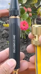 Semprotan Air Warna Hitam Spray Kepala Water Stream Hose Nozzle Semprot Tanaman Rumah Cuci Motor -Zs