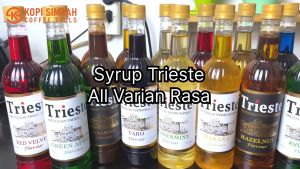 Sirup TRIESTE Rasa RASPBERRY 650 ml Italian Premium Sirup Raspberry Flavoured Minuman Bartender Kopi