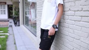 รองเท้าแตะผู้ชาย รองเท้าแตะแฟชั่น รองเท้าชายหาด รองเท้าส้นเตี้ยกันลื่นขนาด 36-45