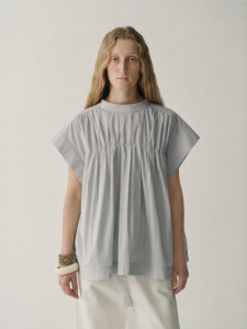 INSIS FEMME | Pure Cotton Simple Literate Two-way Wear Sleeveless Blouse