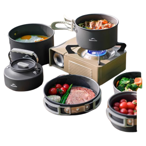 NatureHike | Portable Camping Cookware Set Aluminum Alloy