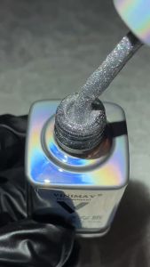 Sơn Gel Mắt Mèo Kim Cương Nhũ Flash Vinimay Màu Bạc