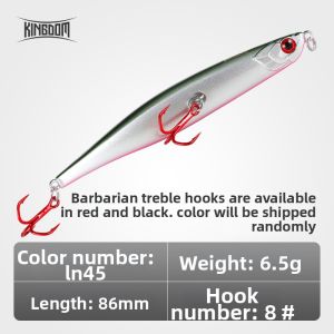 KINGDOM | Dying Minnow Lure Floating Surface Arc-shaped Body Fishing Bait