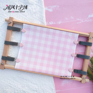 New Easy to Use Embroidery Tool Kit with Cloth Buttons Tensioner Clamp Side Clamp Home Fabric Sewing DIY Materials And Tools