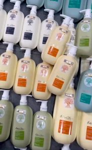 Dầu gội kiềm dầu kích mọc tóc Biotin Collagen Voudioty xanh lá 1000ML phiên bản 2024