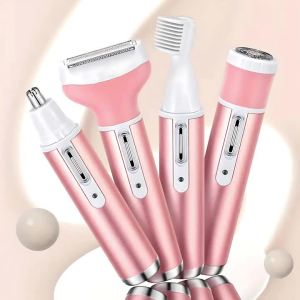 Electric Body Hair Trimmer For WomenBikini Trimmer And Underarm Hair RazorAL MaterialLithium BatteryEpilaotor Grooming Kit