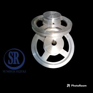 Pulley puly tumpuk 3 in - 7 in - A2  as 19mm as 20mm pulley kombinasi as 20mm 19mm