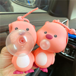 Loopy Bubble Spitting Keychain Stress Relief Sealed Joy Beavers Car Keychain Pendant Cute Healing Series Cartoon PVC Hardware