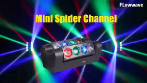 Flowwave 8 Eyes Disco Light With Laser Party Light Stage Light Stagelights Rgb Led Light Christmas Party Gift