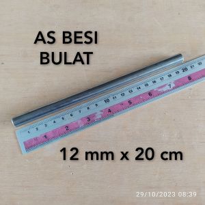 As Besi Bulat Diameter 12 mm Panjang 20 cm
