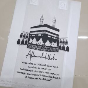 (Isi 12 Biji) Tas Press Tali Sablon Haji Umroh Termurah dan Berkualitas