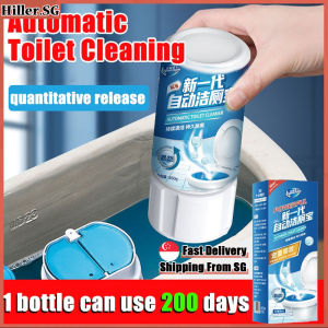 🔥𝗦𝗚 𝗦𝗧𝗢𝗖𝗞🔥 Automatic toilet bowl cleaner / Blue liquid detergent stain remover / Toilet flush cleaner / Toilet bowl freshener 马桶清洁剂
